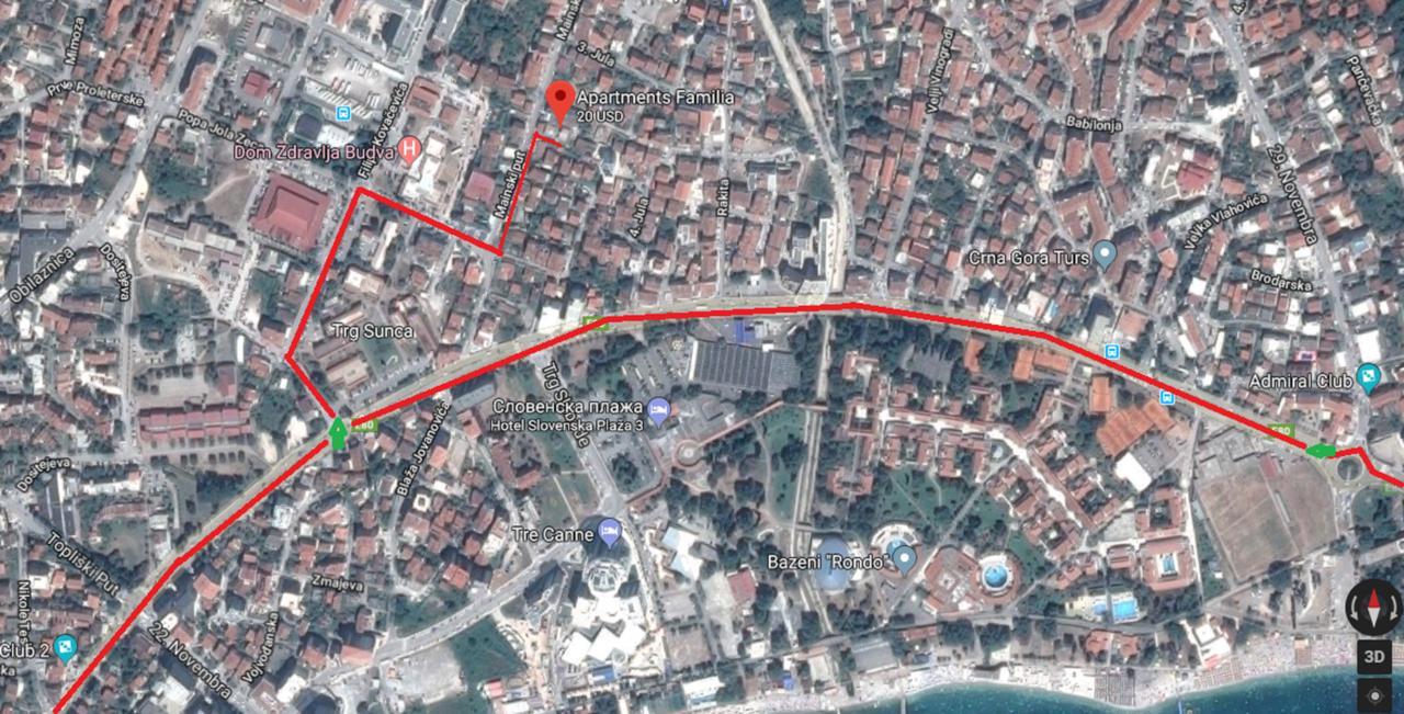 Apartments Familia Budva Ngoại thất bức ảnh
